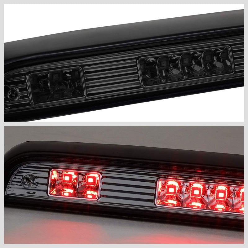 Chrome Housing Smoke Lens LED Rear 3RD Third Brake Light Lamp For 92-96 F-150-Exterior-BuildFastCar