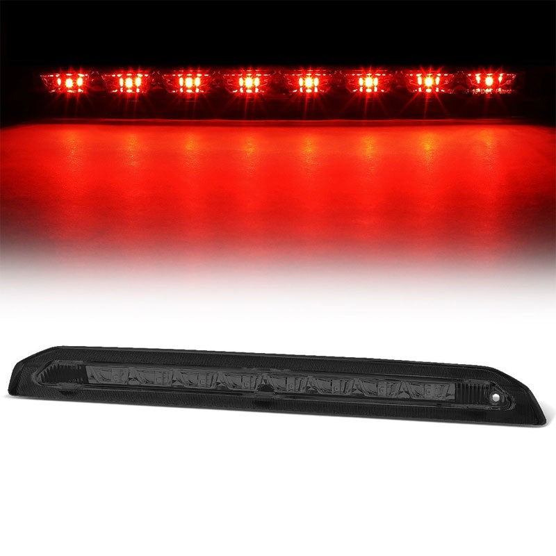 Chrome Housing Smoked Lens LED Rear 3RD Third Brake Light For 13-18 Escape-Exterior-BuildFastCar