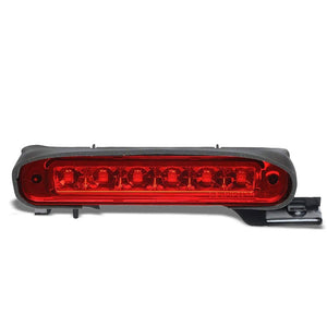 Chrome Housing Red Lens LED Rear 3RD Third Brake Light Lamp For 12-18 Ford Flex-Exterior-BuildFastCar