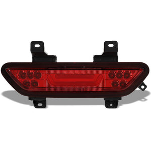 Red Lens/Chrome Housing 3D LED 3RD Tail Third Brake Light for 15-18 Ford Mustang-Lighting-BuildFastCar