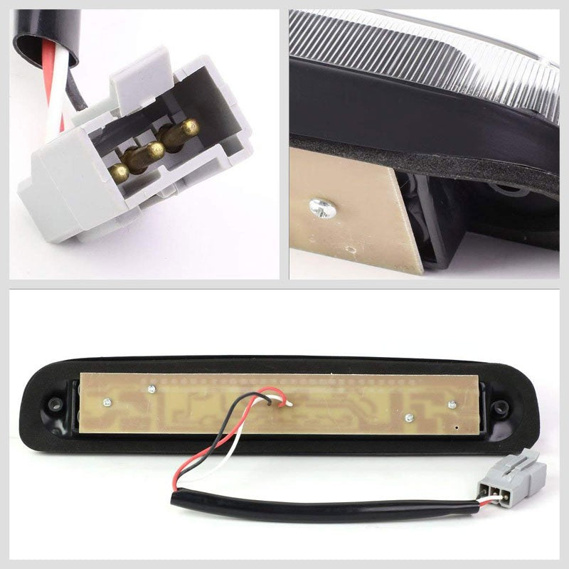 Black Housing Smoked Lens 3D LED Cargo+3RD Third Brake Light For 99-16 F-250 SD-Exterior-BuildFastCar