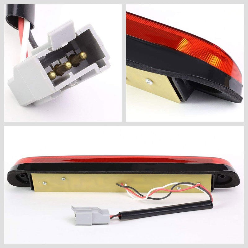 Chrome Housing Red Lens 3D LED Cargo+3RD Third Brake Light For 99-16 F-250 SD-Exterior-BuildFastCar
