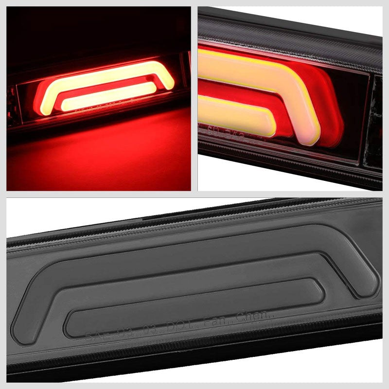 Chrome Housing Smoked Lens 3D LED Cargo+3RD Third Brake Light For 99-16 F-250 SD-Exterior-BuildFastCar