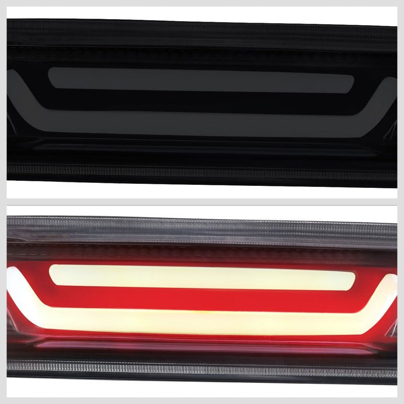 Black Housing Smoked Lens 3D LED Rear Third Brake & Cargo Light For 07-13 Sierra-Exterior-BuildFastCar