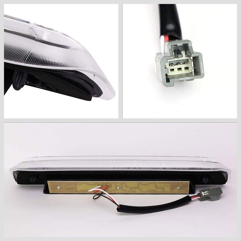 Chrome Housing Clear Lens LED Cargo+Third Brake Light For 14-18 Silverado 1500-Exterior-BuildFastCar