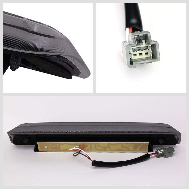 Chrome Housing Smoked Lens LED Cargo+Third Brake Light For 14-18 Silverado 1500-Exterior-BuildFastCar
