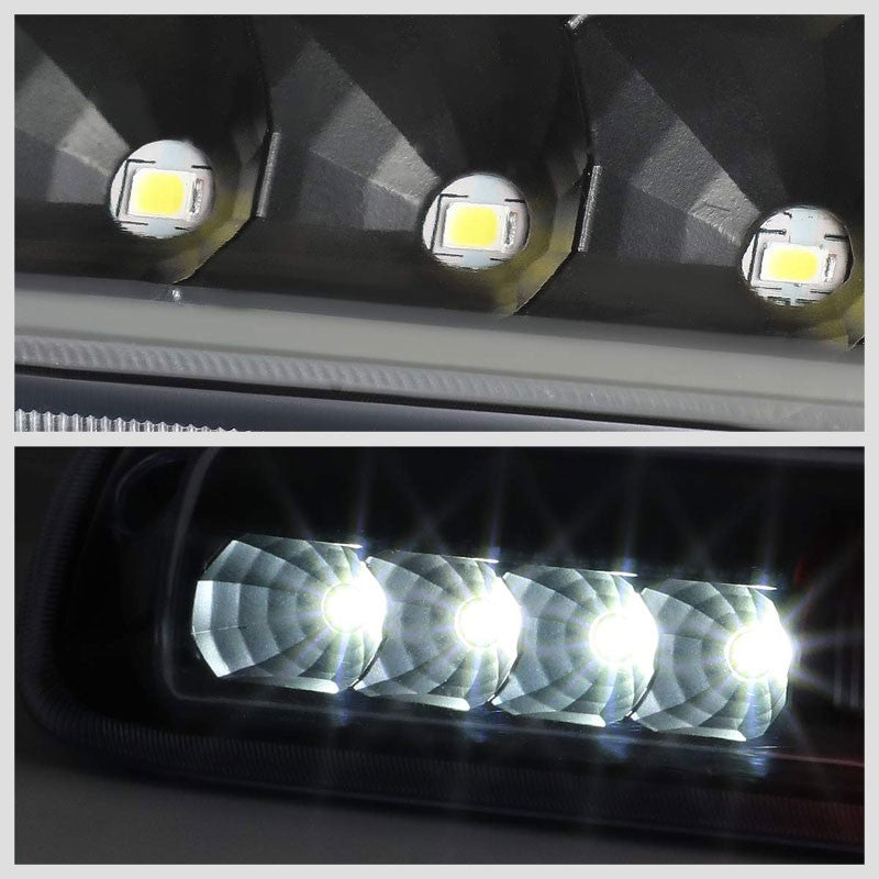 3D LED Rear Third Brake Light Black Housing Clear Lens For 99-06 GMC Sierra-Lighting-BuildFastCar