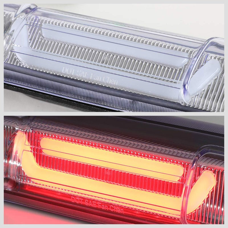 3D LED Rear Third Brake Light Chrome Housing Clear Len For 99-06 Chevy Silverado-Lighting-BuildFastCar