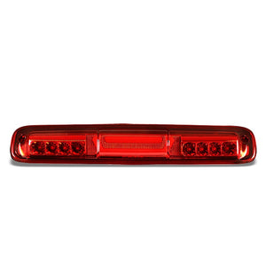 3D LED Rear Third Brake Light Chrome Housing Red Lens For 99-06 Chevy Silverado-Lighting-BuildFastCar