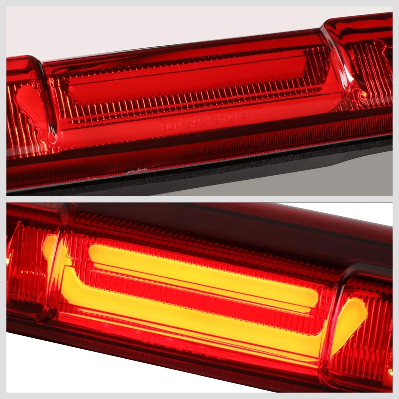 3D LED Rear Third Brake Light Chrome Housing Red Lens For 99-06 Chevy Silverado-Lighting-BuildFastCar