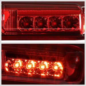 3D LED Rear Third Brake Light Chrome Housing Red Lens For 99-06 Chevy Silverado-Lighting-BuildFastCar