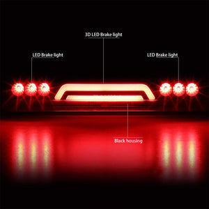 3D LED Rear Third Brake Light Black Housing Clear Lens For 00-06 GMC Yukon-Lighting-BuildFastCar
