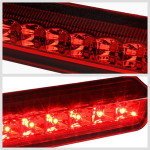 Chrome Housing Red Lens LED Rear 3RD Third Brake Light Lamp For 15-17 Tahoe-Exterior-BuildFastCar