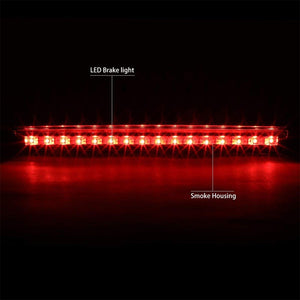 Black Housing Smoked Lens LED Rear 3RD Third Brake Light For 05-06 Equinox-Exterior-BuildFastCar