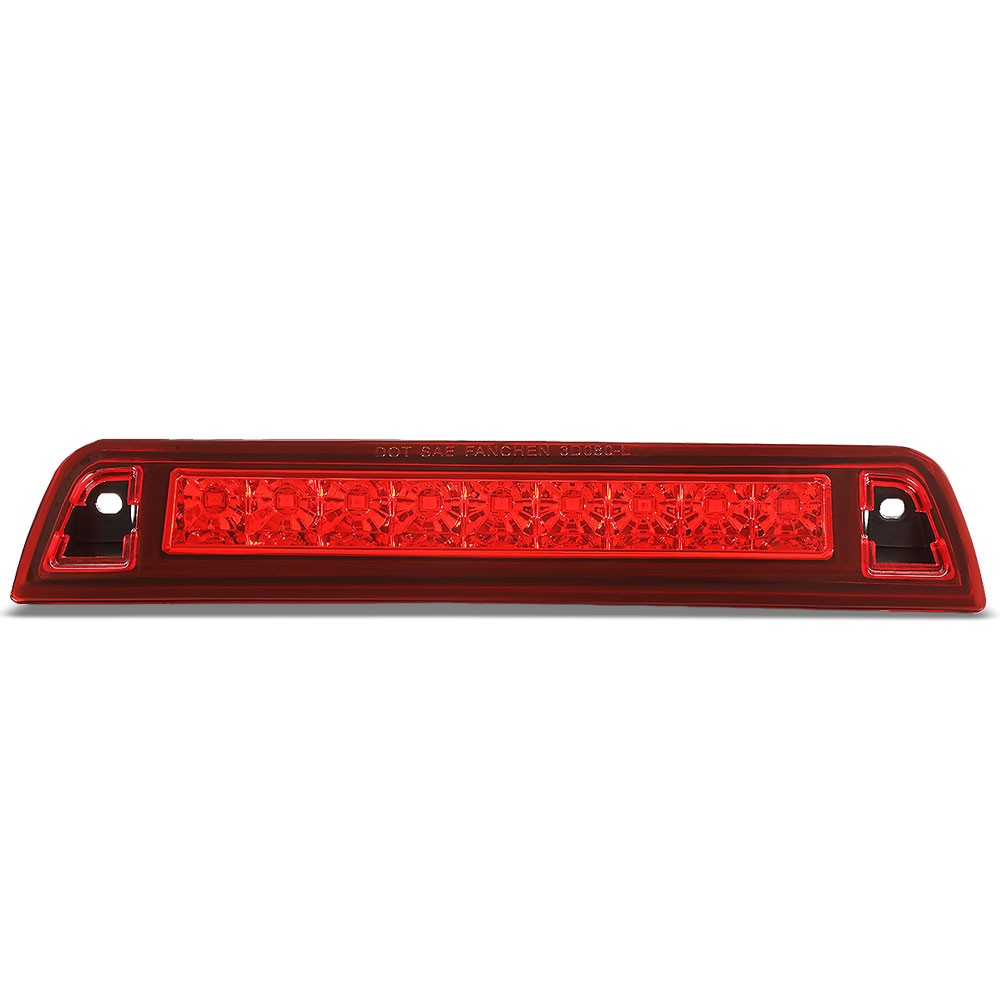 Chrome Housing/Red Len LED Rear Tail Third Brake Light For 06-14 Honda Ridgeline-Lighting-BuildFastCar