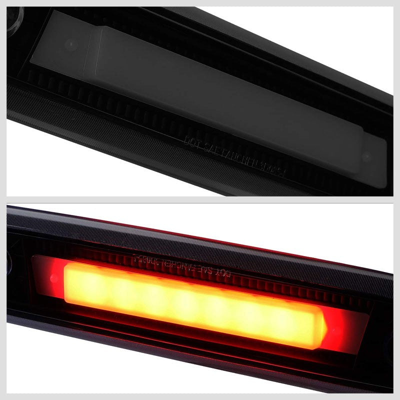 Smoke Len/Black Housing 3D LED Rear Third Brake Light for 06-10 Jeep Commander-Lighting-BuildFastCar-BFC-3BRLED-3D-JEE06COM-BKSM