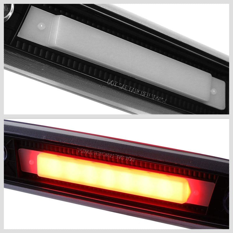 Clear Len/Black Housing 3D LED Rear Third Brake Light for 06-10 Jeep Commander-Lighting-BuildFastCar-BFC-3BRLED-3D-JEE06COM-BK