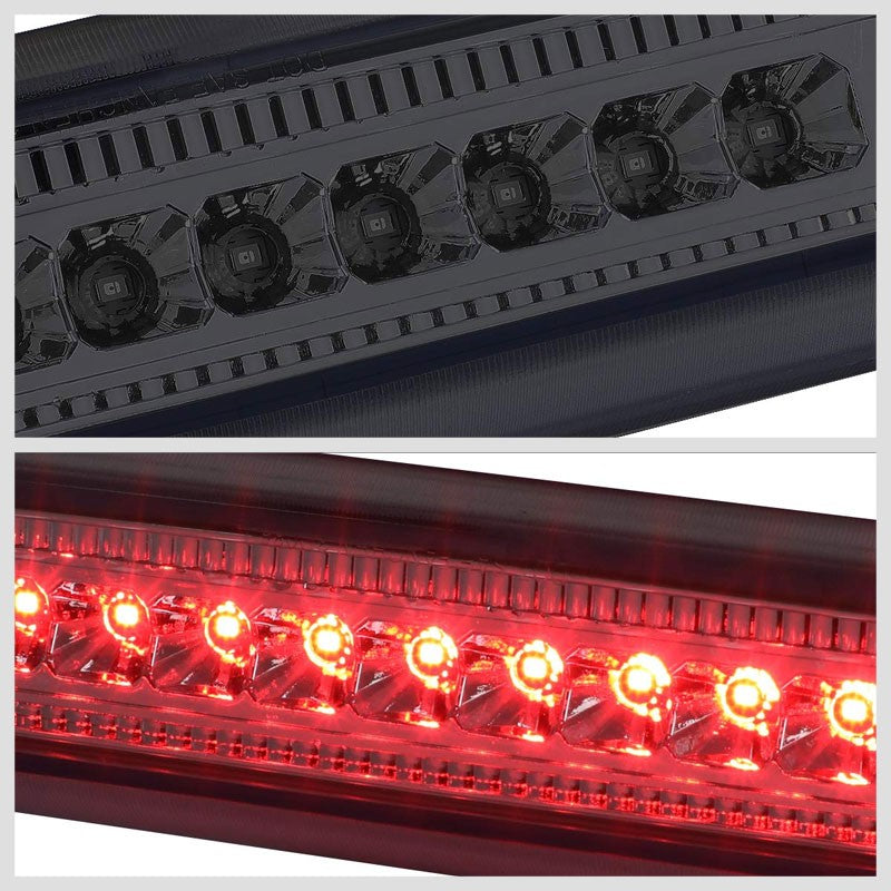 Smoke Lens/Chrome Housing Full LED Rear Third Brake Light for 06-10 Commander-Exterior-BuildFastCar