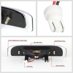 Black Housing/Clear Lens LED Rear Tail Third Brake Light For 09-14 Nissan Cube-Lighting-BuildFastCar