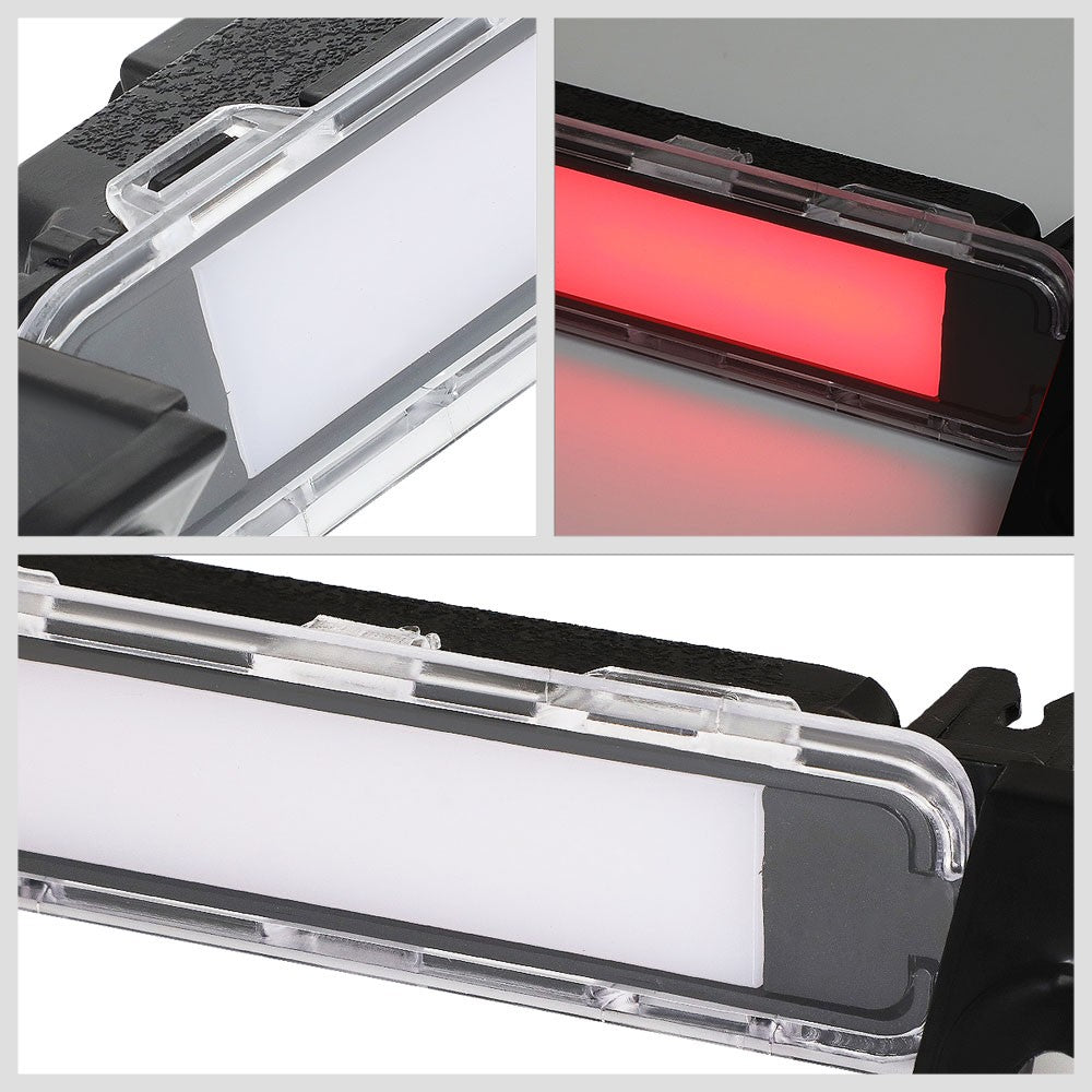 Chrome Housing/Clear Lens 3D LED Bar Rear Tail Third Brake Light For 01-03 QX4-Lighting-BuildFastCar