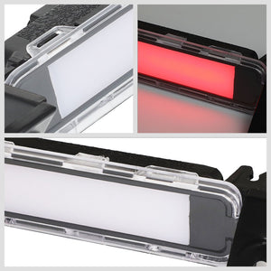 Chrome Housing/Clear Lens 3D LED Bar Rear Tail Third Brake Light For 01-03 QX4-Lighting-BuildFastCar