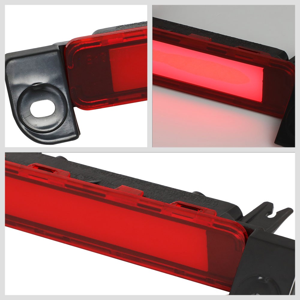 Chrome Housing/Red Lens 3D LED Bar Rear Tail Third Brake Light For 01-03 QX4-Lighting-BuildFastCar