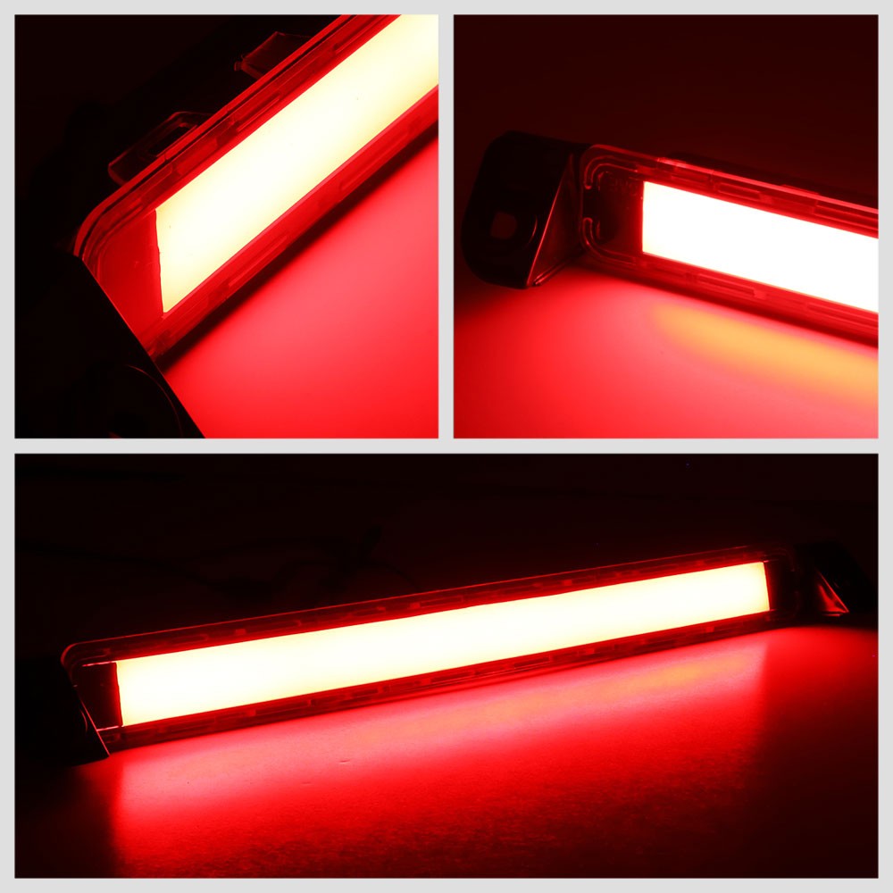 Chrome Housing/Smoke Lens 3D LED Bar Rear Tail Third Brake Light For 01-03 QX4-Lighting-BuildFastCar
