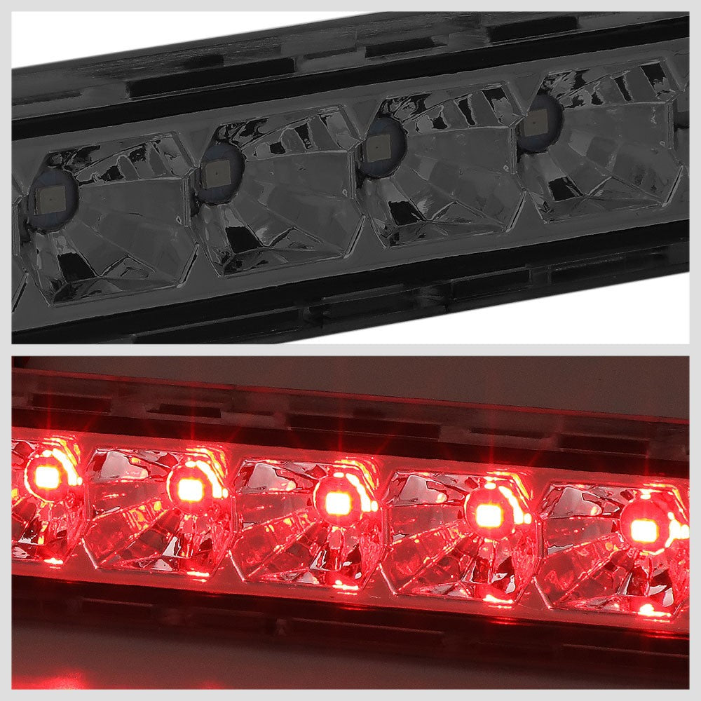 Chrome Housing/Smoke Lens LED Rear Tail Third Brake Light For 01-04 Pathfinder-Lighting-BuildFastCar