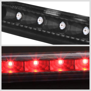 Black Housing/Clear Lens LED Rear Tail Third Brake Light For 14-19 Nissan Rogue-Lighting-BuildFastCar