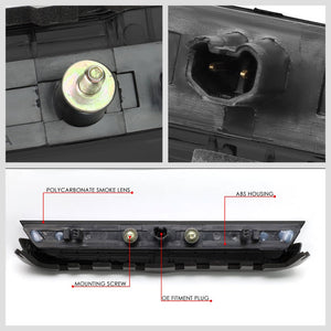 Chrome Housing/Smoke Lens 3D LED Bar Rear Third Brake Light For 11-16 Scion tC-Lighting-BuildFastCar