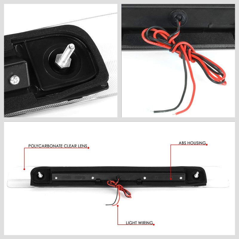 Smoke Lens/Black Housing Full LED Rear Third Brake Light for 98-07 Land Cruiser-Exterior-BuildFastCar
