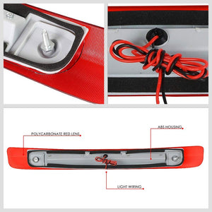 Red Lens/Chrome Housing Full LED Rear Third Brake Light for 98-07 Land Cruiser-Exterior-BuildFastCar