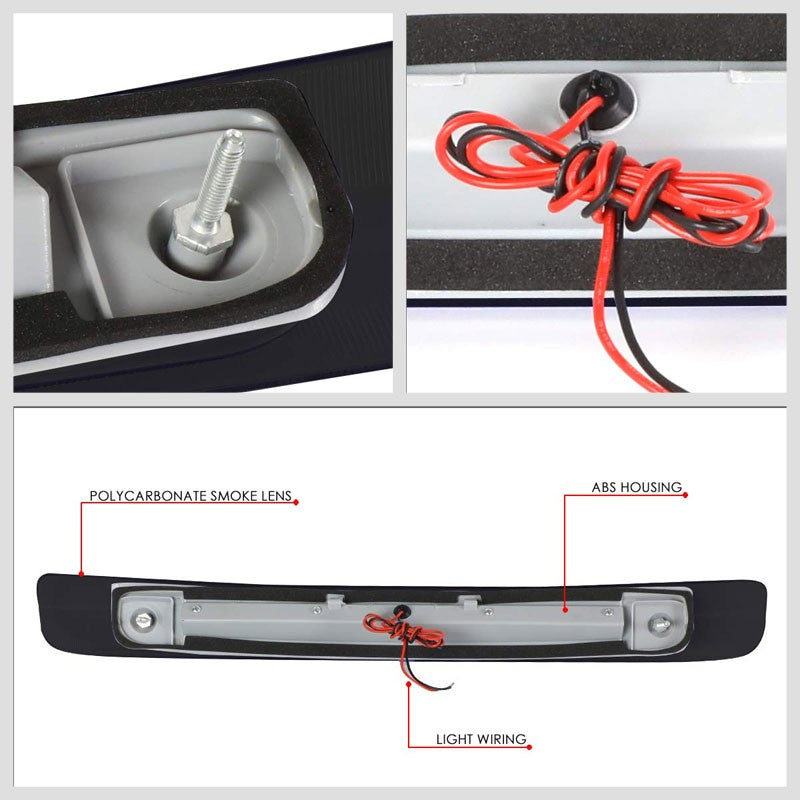 Smoke Lens/Chrome House Full LED Rear Third Brake Light for 98-07 Land Cruiser-Exterior-BuildFastCar
