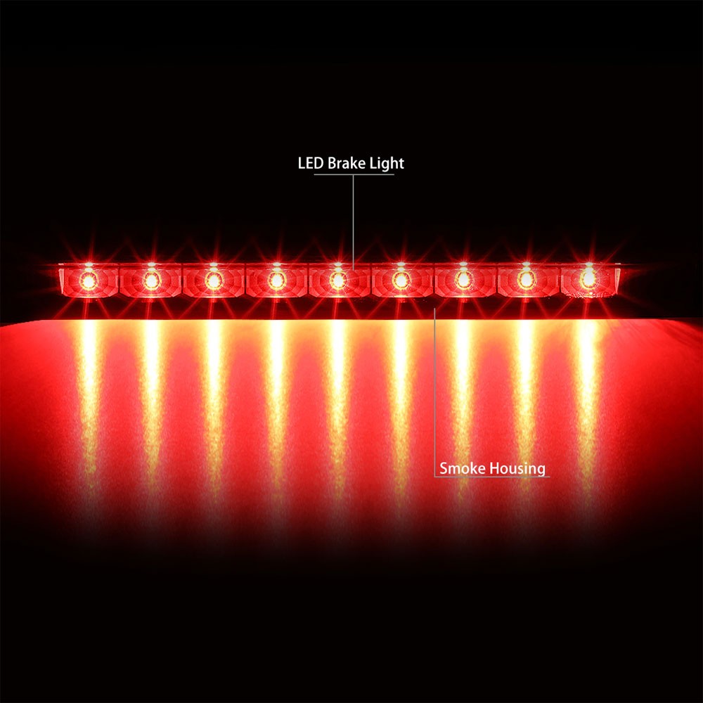 [Brake LED] Black House/Smoked Len/Red Third Brake Light 13-18 RAV4 BFC-3BRLED-TOYRAV16-BK-SM