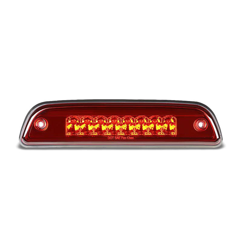 Red Third Brake/Reverse Red LED Center Rear Light For Toyota 95-16 Tacoma V6-Exterior-BuildFastCar