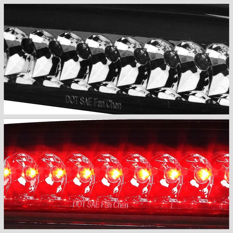 Smoke Third Brake/Reverse Red LED Center Rear Light For Toyota 95-16 Tacoma V6-Exterior-BuildFastCar