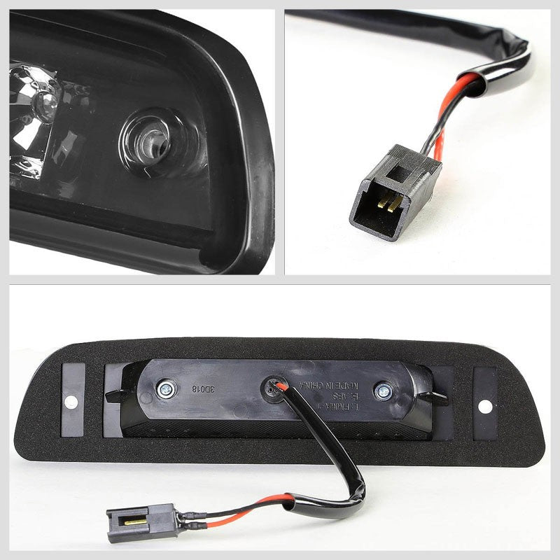 Smoke Third Brake/Reverse Red LED Center Rear Light For Toyota 95-16 Tacoma V6-Exterior-BuildFastCar
