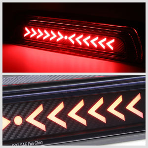 [Arrow LED] Carbon Look/Clear Len Third Brake Light 07-18 Tundra BFC-3BRLED-3D-TOY07TUN-T3-BK