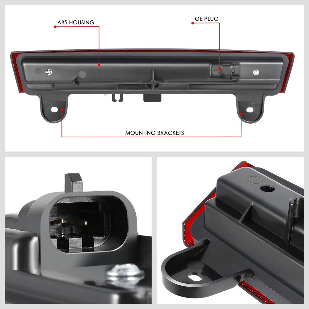 [Brake LED] Red Len/Red Third Brake Light 00-06 Suburban Tahoe Yukon BFC-3BRLED-ZT006-DR