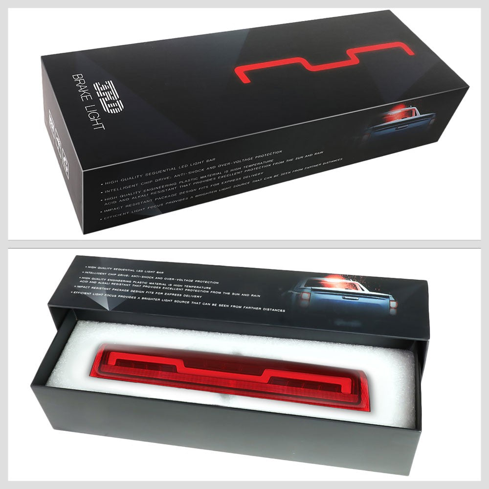 [Brake LED] Red Len/Red Third Brake Light 00-06 Suburban Tahoe Yukon BFC-3BRLED-ZT006-DR