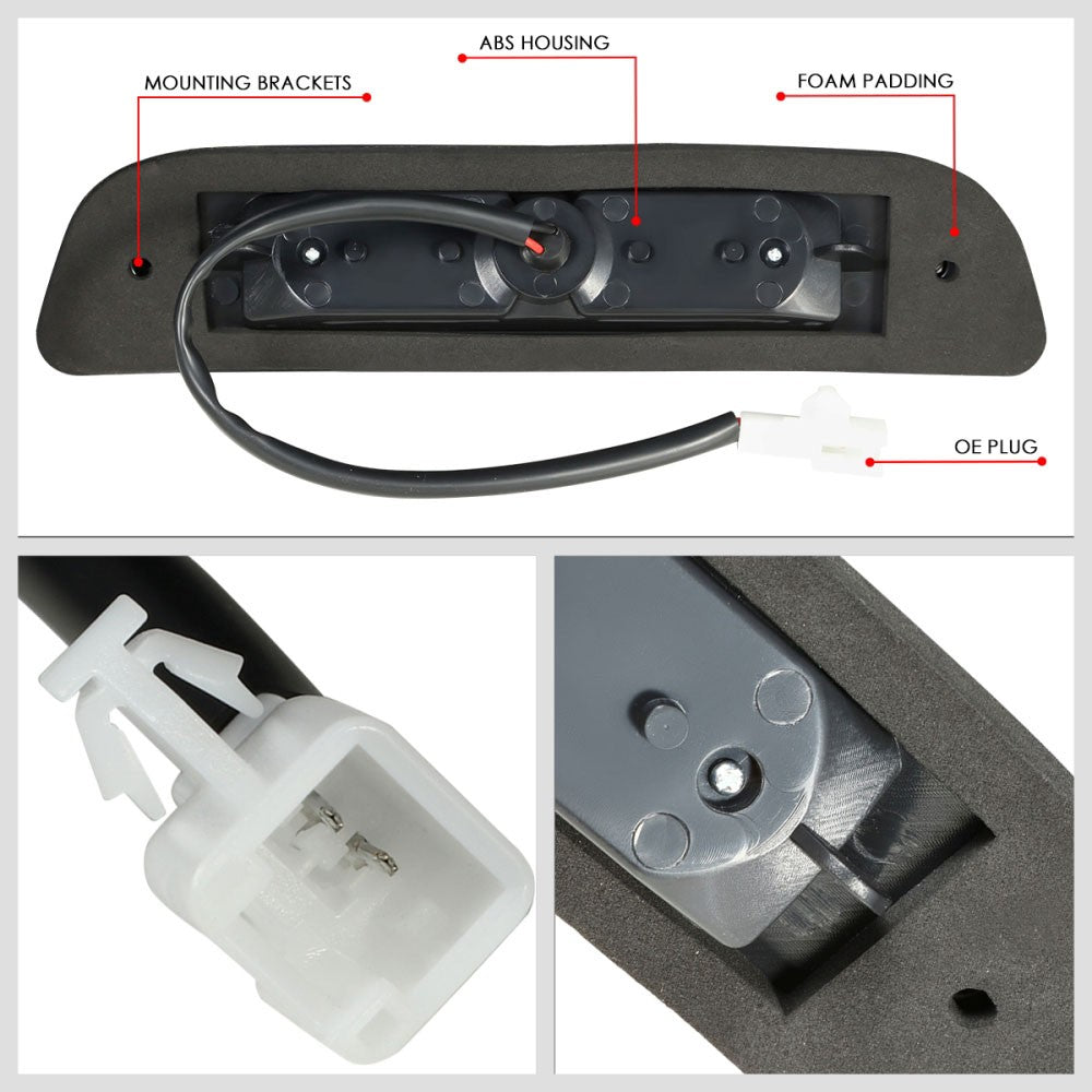 Clear LED Rear Third Brake Light 95-15 Tacoma All/16-22 Access Cab 3BL-ZTL-007-CH