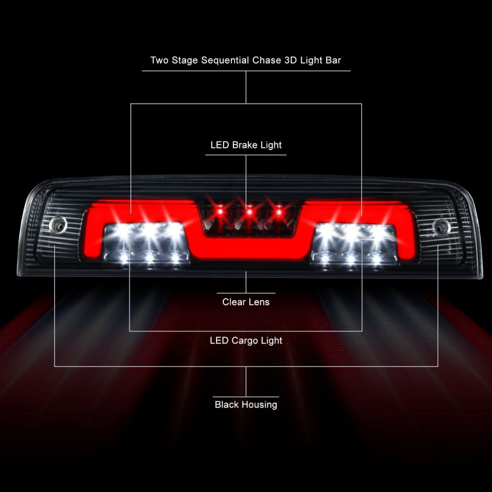 Clear LED Rear Third Brake & Cargo Light 09-22 Ram Pickup 3BL-ZTL-008-CH