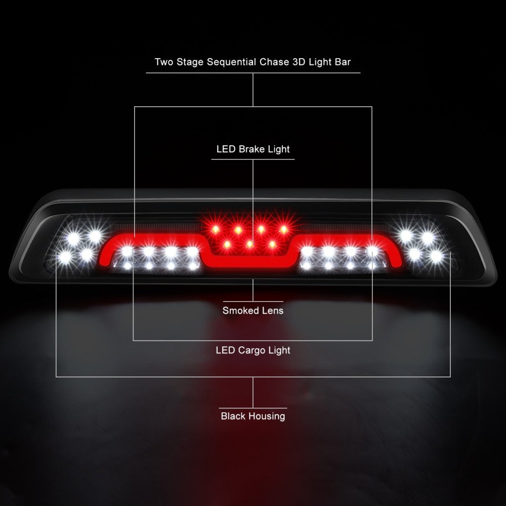 Smoked LED Rear Third Brake & Cargo Light 07-20 Tundra XK50 3BL-ZTL-009-SM