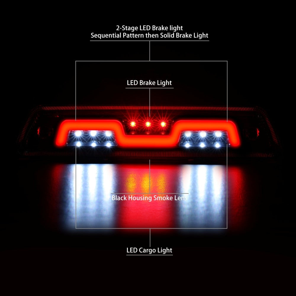 Smoked LED Rear Third Brake & Cargo Light 09-14 Ford F-150 P415 3BL-ZTL-010-SM