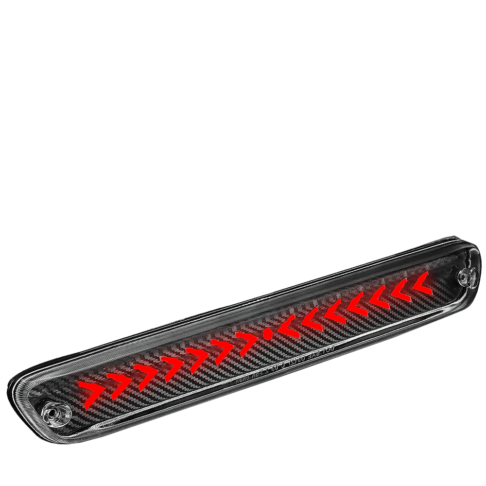 [Arrow LED] Carbon/Clear Len Third Brake Light 04-12 Canyon BFC-3BRLED-MULTI6-CHV13D-T3-BK