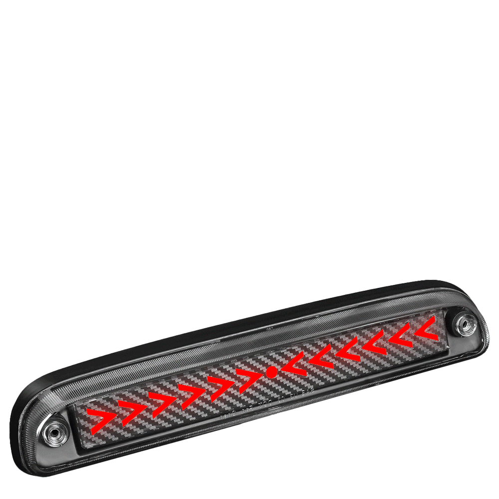 [Arrow LED] Carbon/Clear Len Third Brake Light 99-16 Super Duty BFC-3BRLED-CGL-FOR99F2345SD-TY3-BK