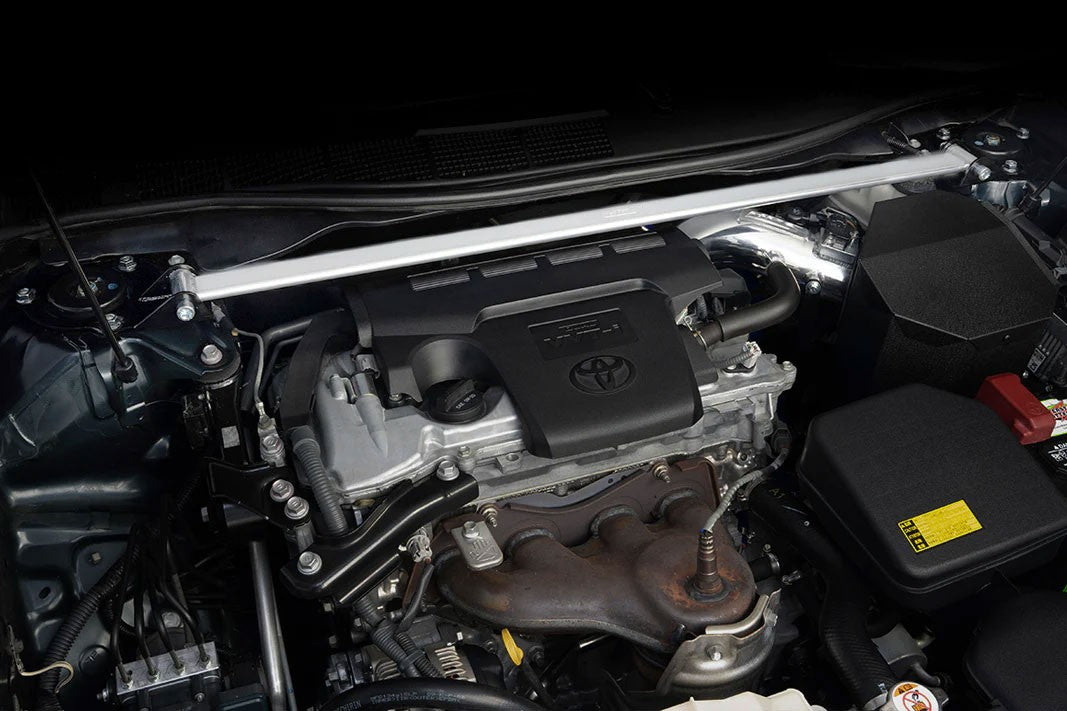 HPS Polish Front Upper Strut Bar Tower Brace 12-14 Camry 2.5L L4 XV50 42-102P