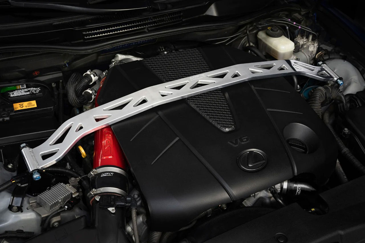 HPS Polish Front Upper Strut Bar Brace 06-15 IS250 IS350 Sedan/C XE20 42-106P