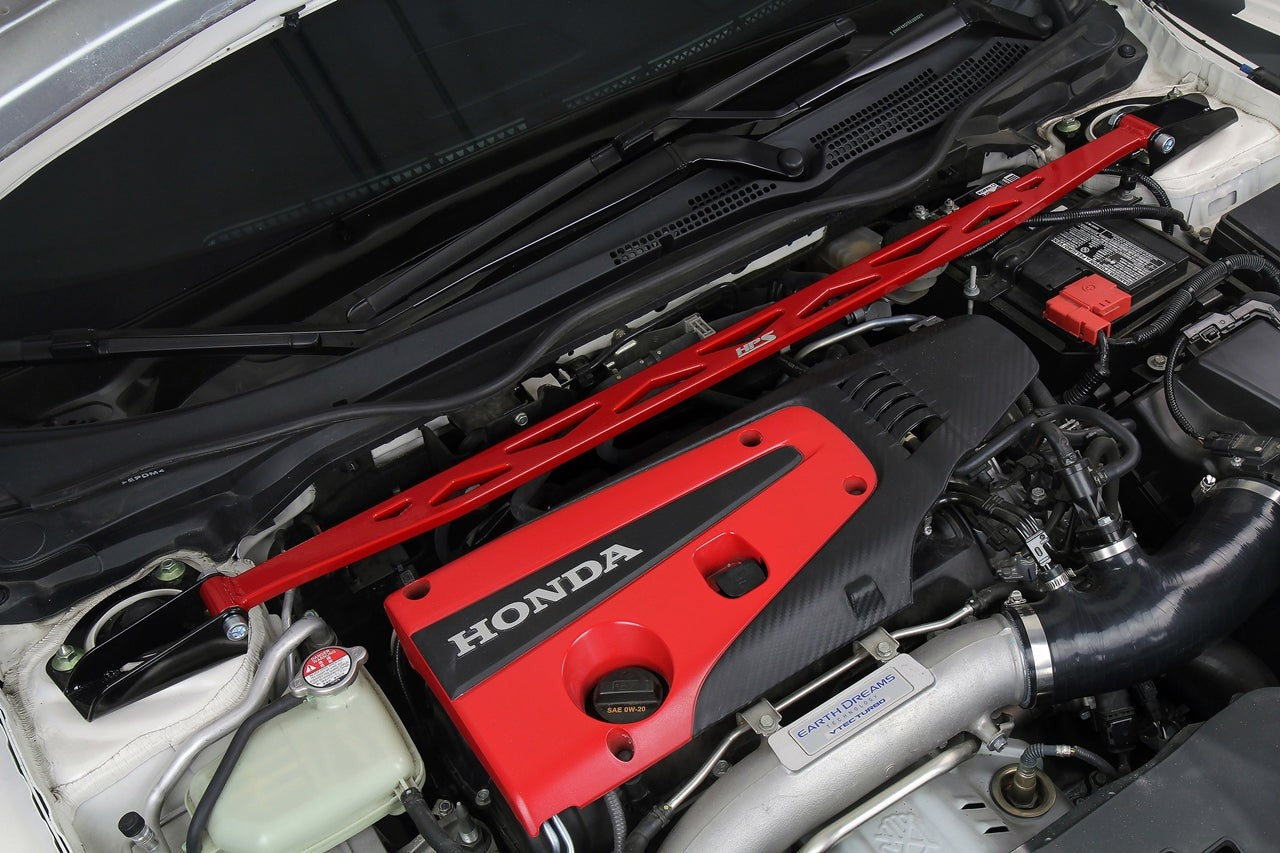 HPS 42-111R Red Front Upper Strut Bar Tower Brace Integra Civic 42-111R