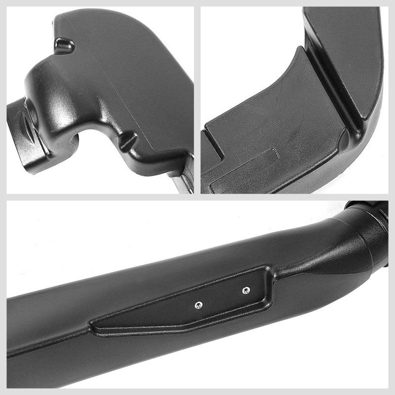 Offroad Safari Relocate Air Snorkel Intake Pipe For Jeep 07-11 Wrangler JK V6-Air Intake Systems-BuildFastCar-BFC-ARSL-JEE07WRG-BK